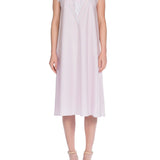 قميص بولين القطني باللون الوردي