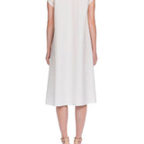 قميص بولين القطني باللون البيج