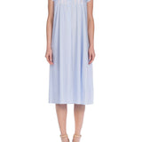 قميص قطني فيكتوري باللون الأزرق