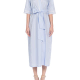 رداء فيبولين القطني باللون الأزرق