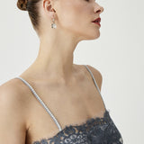 فستان كوكو المعدني باللون الرمادي