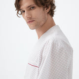 شورت مريح من كوتون باللون الأبيض