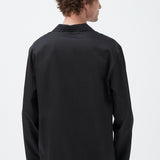 بيجامة كارو قطنية باللون الأسود