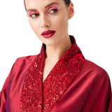 كيمونو الترتر الأحمر