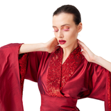 كيمونو الترتر الأحمر