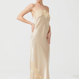 قميص حرير ريتا الذهبي