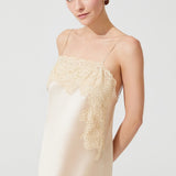 قميص حرير ريتا الذهبي