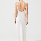 THE MOON SILK CHEMISE ECRU