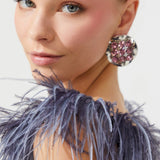 فستان مخملي من طائر طائر