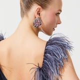 فستان مخملي من طائر طائر