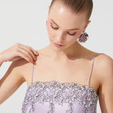 قميص زين الحريري الطويل باللون الوردي