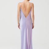 قميص ديكو الحريري باللون البنفسجي الوردي