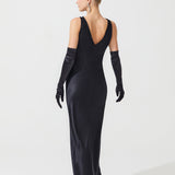 فستان سماء زرقاء أسود