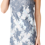 فستان كوكو المعدني باللون الرمادي