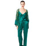 مجموعة الدانتيل الأخضر