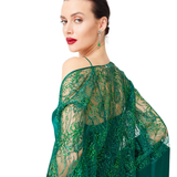 مجموعة الدانتيل الأخضر