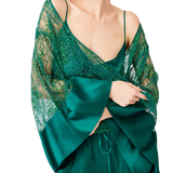 مجموعة الدانتيل الأخضر