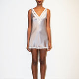 قميص قصير من الحرير باللون الرمادي من جوي