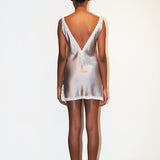 قميص قصير من الحرير باللون الرمادي من جوي