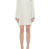 قميص فيفي الحريري قميص إكرو