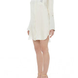 قميص فيفي الحريري قميص إكرو