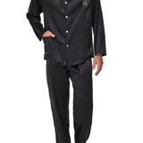 بيجامة كينج حرير اسود