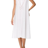 قميص تيتي القطني باللون الأبيض