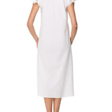 قميص قطني مقدس باللون الأبيض