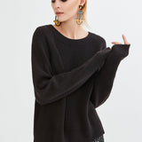 سترة هارت بريك بأكمام ريجلون باللون الأسود